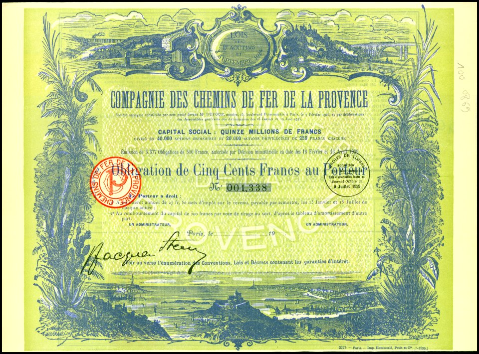 CdF de la Provence 1929