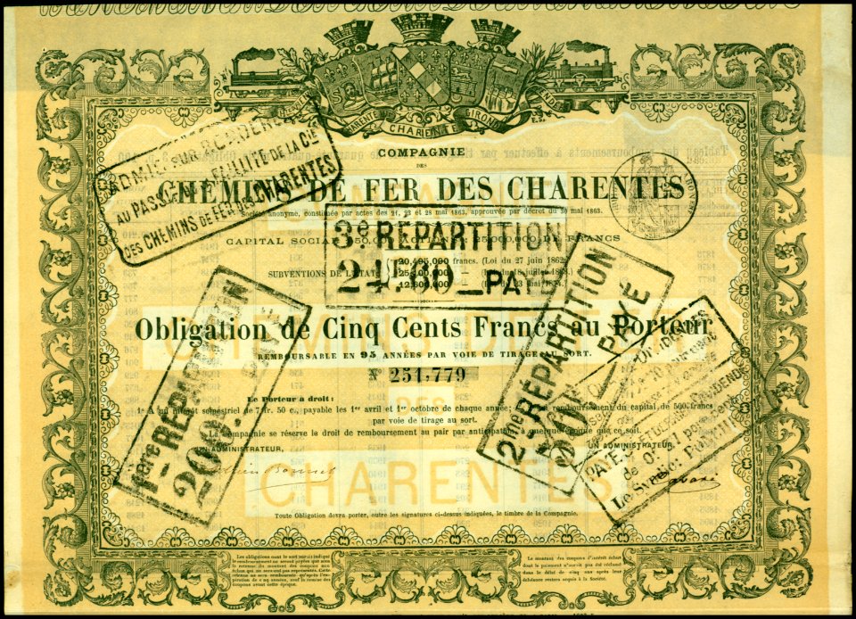 Cdf des Charentes 1875