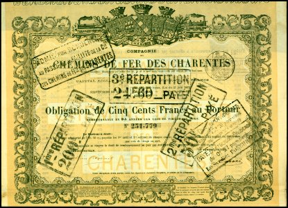 Cdf des Charentes 1875