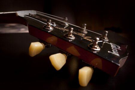 Musical instrument headstock photo