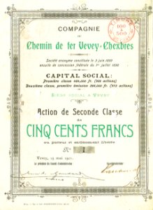 CdF Vevey-Chexbres 1901