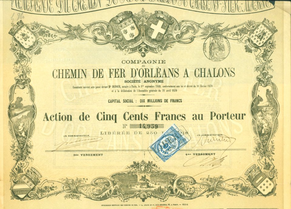 CdF d'Orléans a Chalons 1870