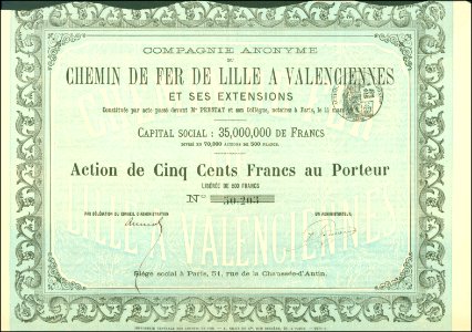 CdF de Lille a Valenciennes et ses Extensions 1869