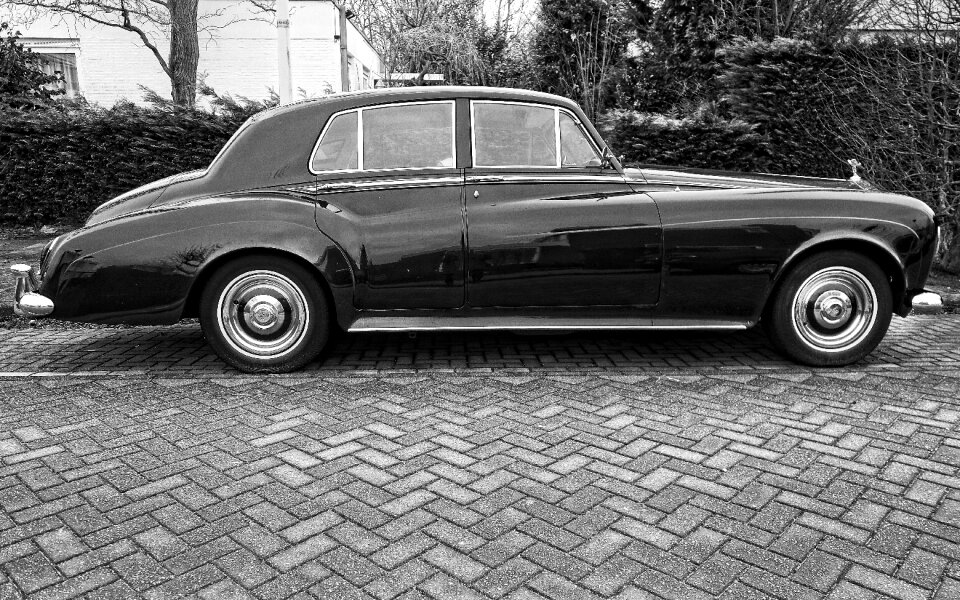 Rolls vintage car luxury car