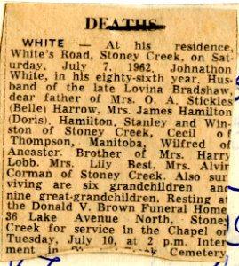 Cecil White's father