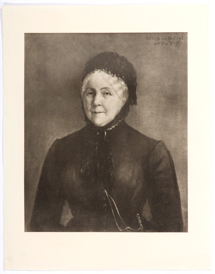Cecile von Hallwyl född von lm Hoff - Hallwylska museet - 104890