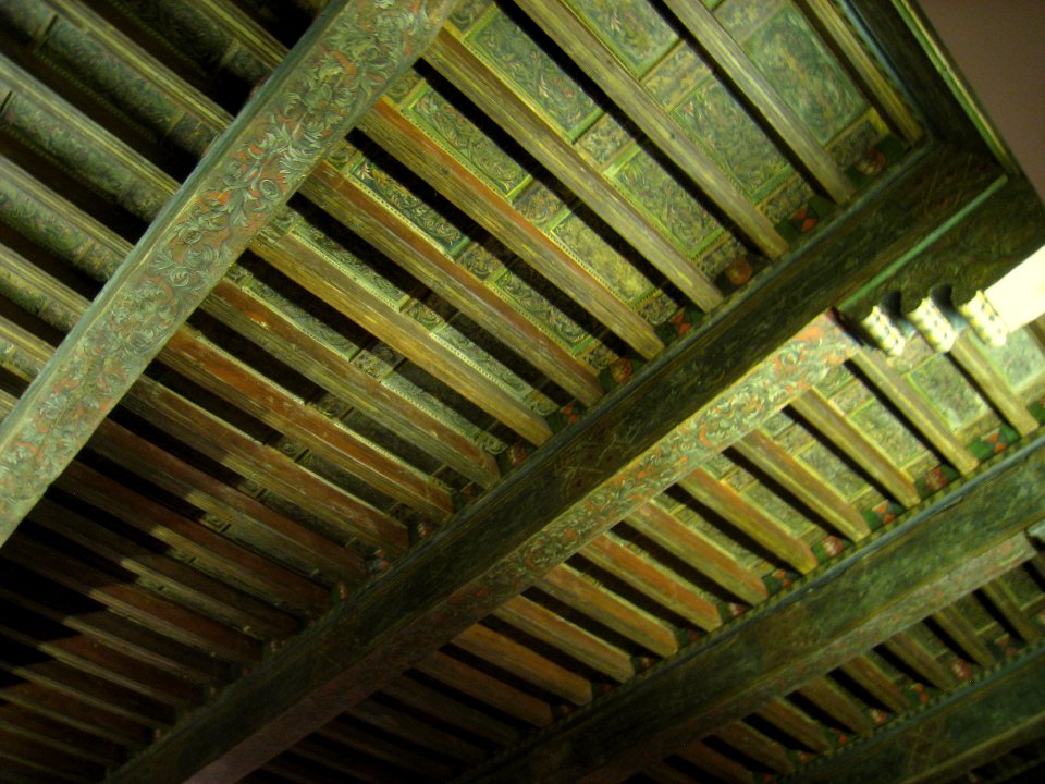 Ceiling from a Domestic Room, Spanish, 16th or 17th century - Worcester Art Museum - IMG 7528