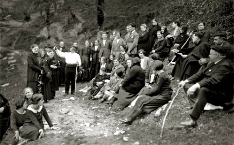 Celebración de una romería a Arantzazu (15 de 30) - Fondo Car-Kutxa Fototeka