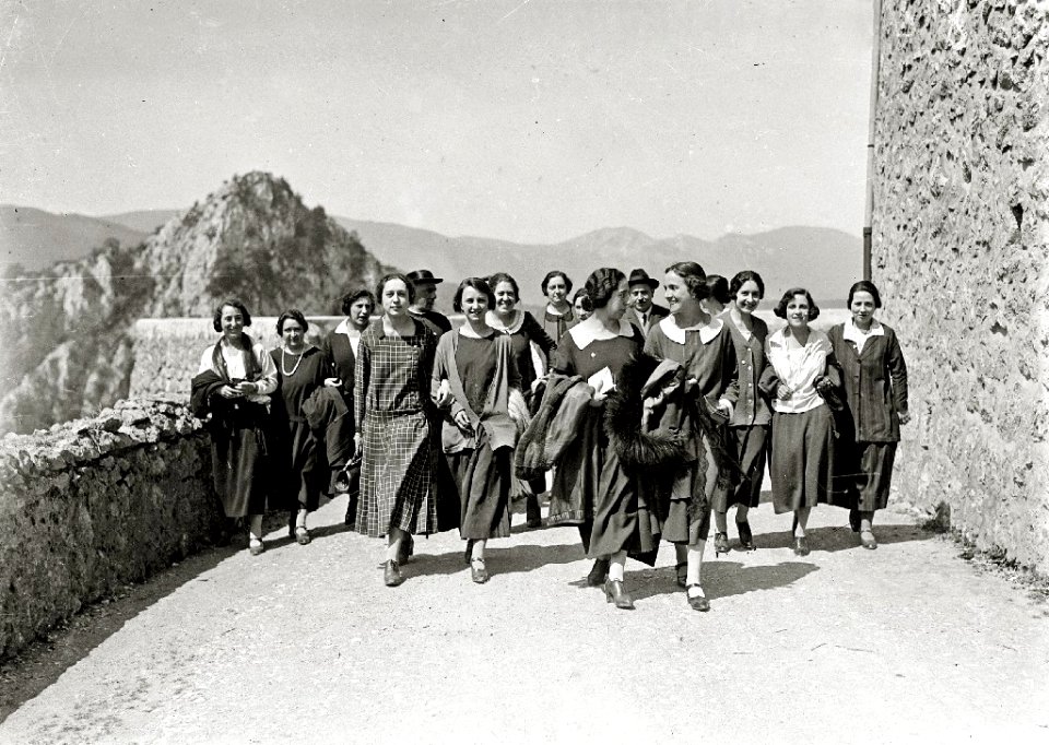 Celebración de una romería a Arantzazu (1 de 30) - Fondo Car-Kutxa Fototeka