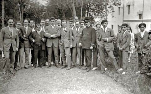 Celebración en honor al púgil Paulino Uzcudun de Errezil (1 de 7) - Fondo Car-Kutxa Fototeka