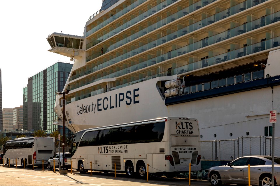 Celebrity Eclipse passengers disembark in San Diego to a jet waiting to take them to their home countries - 49739729686