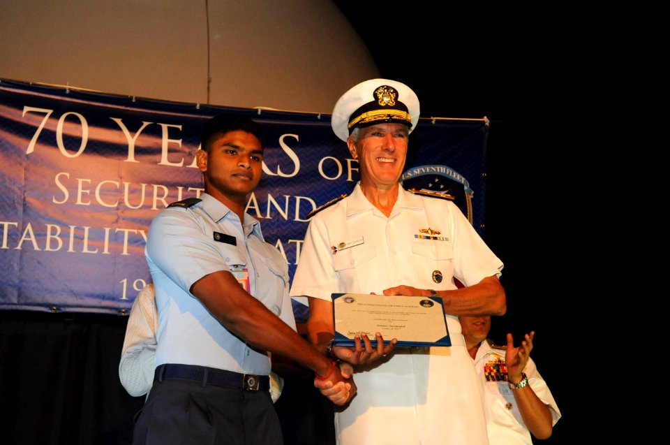 Ceremony aboard USS Blue Ridge 130605-N-GR655-107