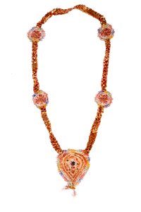 Ceremonial welcome necklace given to First Lady Jacqueline Kennedy by Prime Minister Nehru during her state visit to India in 1962 (6)