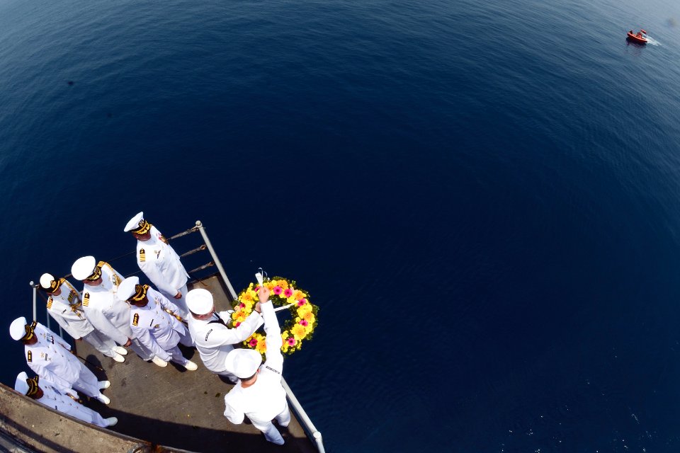 Ceremony aboard USS Frank Cable 141014-N-WC566-036