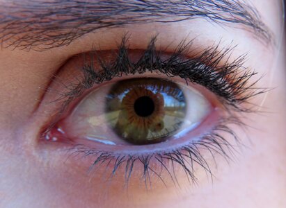 Mascara face woman