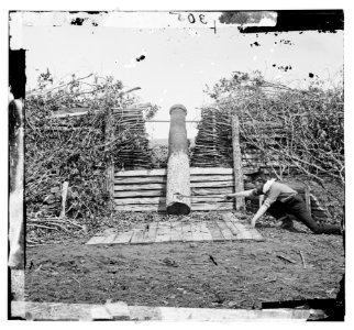 Centreville, Virginia. Quaker gun LOC cwpb.00941