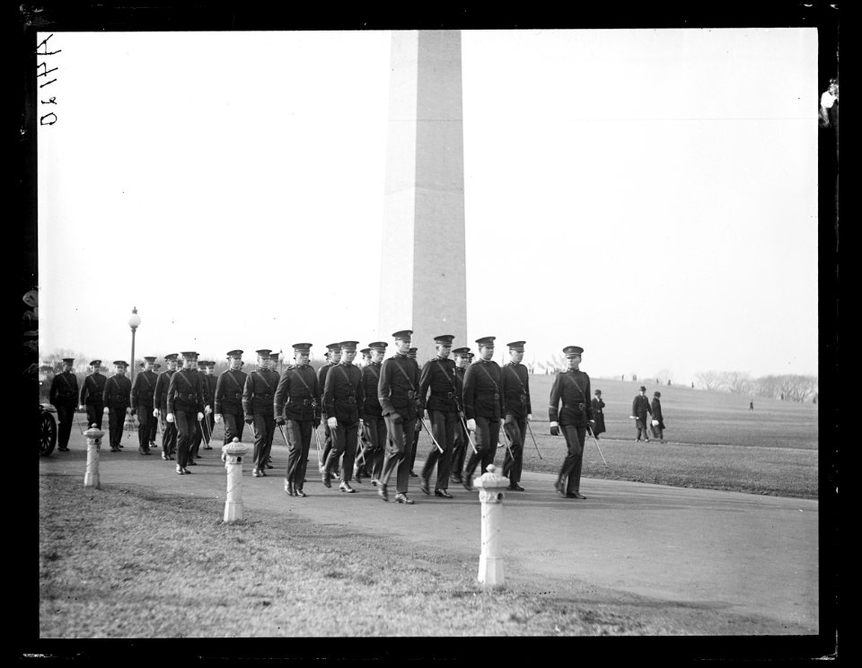 Ceremony at Washington Monument, Washington, D.C. LCCN2016891261