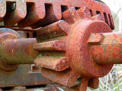 Industry rusty iron