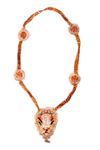 Ceremonial welcome necklace given to First Lady Jacqueline Kennedy by Prime Minister Nehru during her state visit to India in 1962 (5)