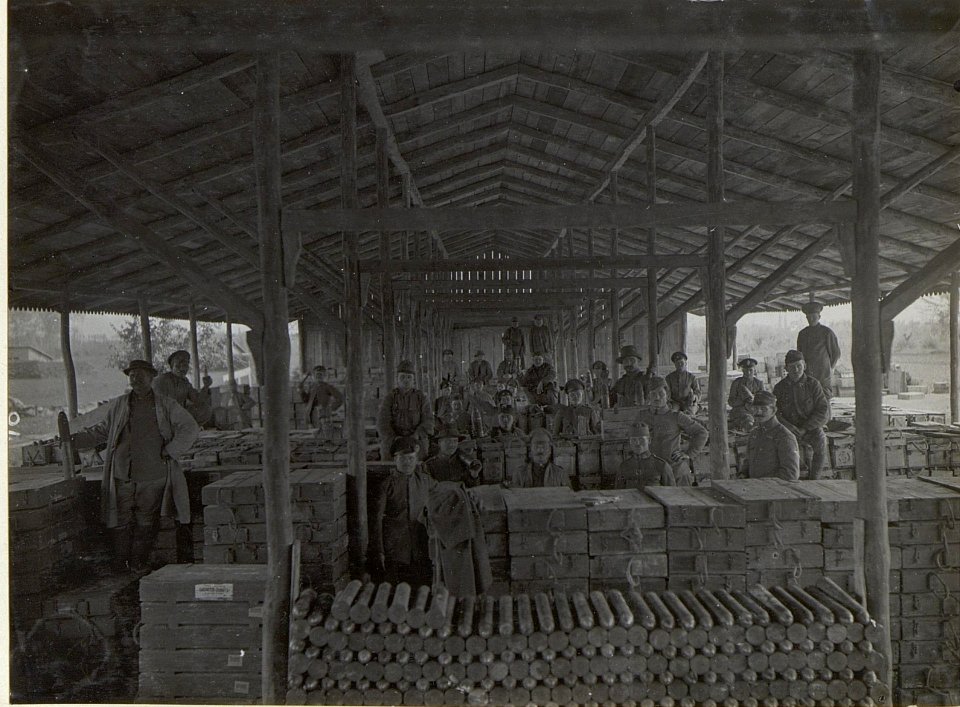 Cervignano, Von uns geborgene itl.Munition. (Mitte Mai 1918.) (BildID 15664887)