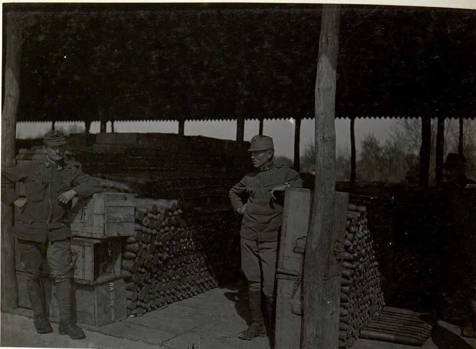 Cervignano, Von uns geborgene itl.Munition. (Mitte Mai 1918.) (BildID 15664894)