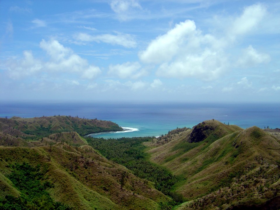 Cetti Bay, on the southern coast of Guam (line377325727) photo