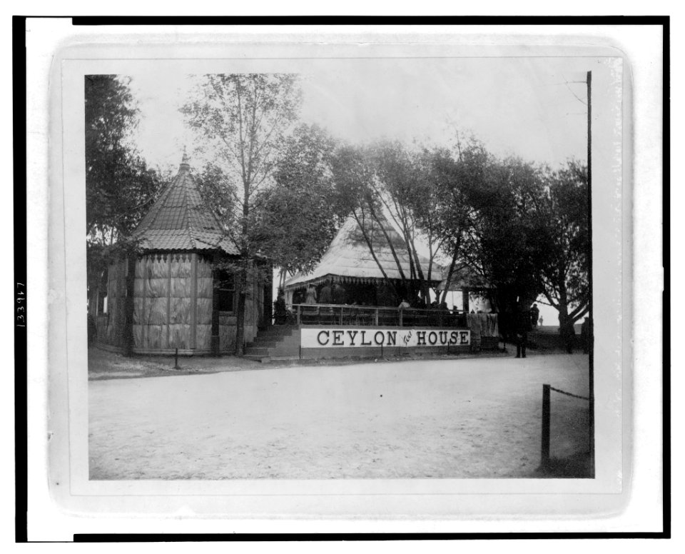 Ceylon tea house at the World's Columbian Exposition, Chicago, Ill. LCCN2004666469
