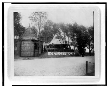 Ceylon tea house at the World's Columbian Exposition, Chicago, Ill. LCCN2004666469