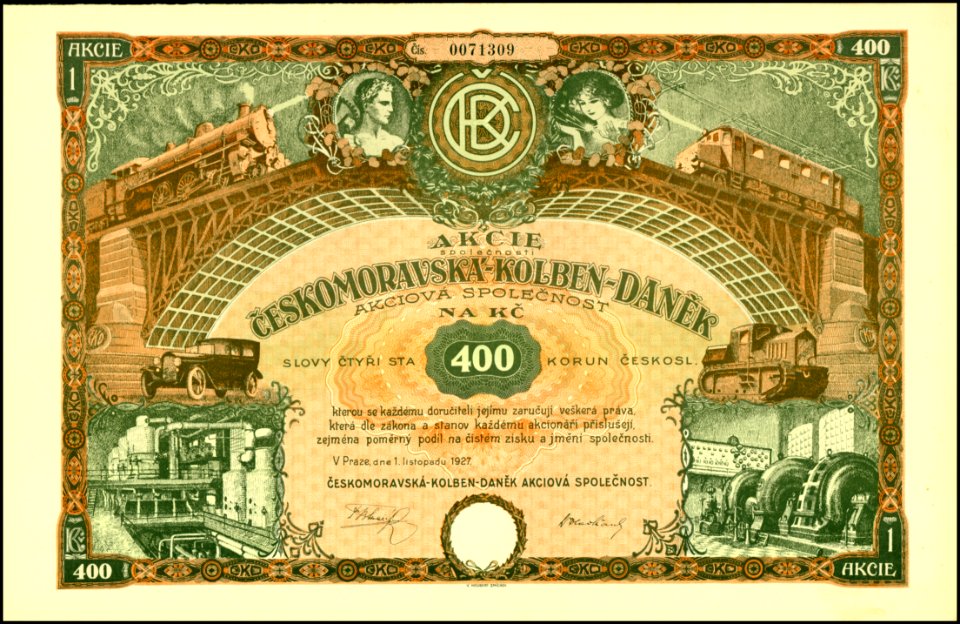 Ceskomoravska-Kolben-Danek 1927
