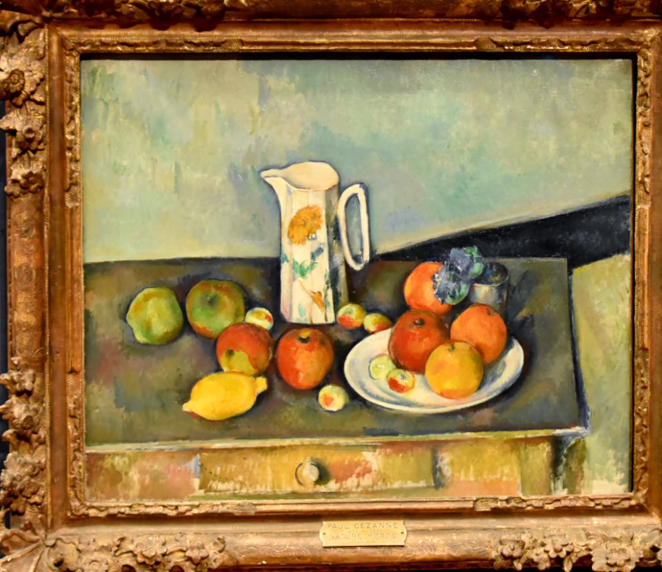 Cezanne, Still Life, ca. 1890, National Gallery, Oslo (2) (36298317162)