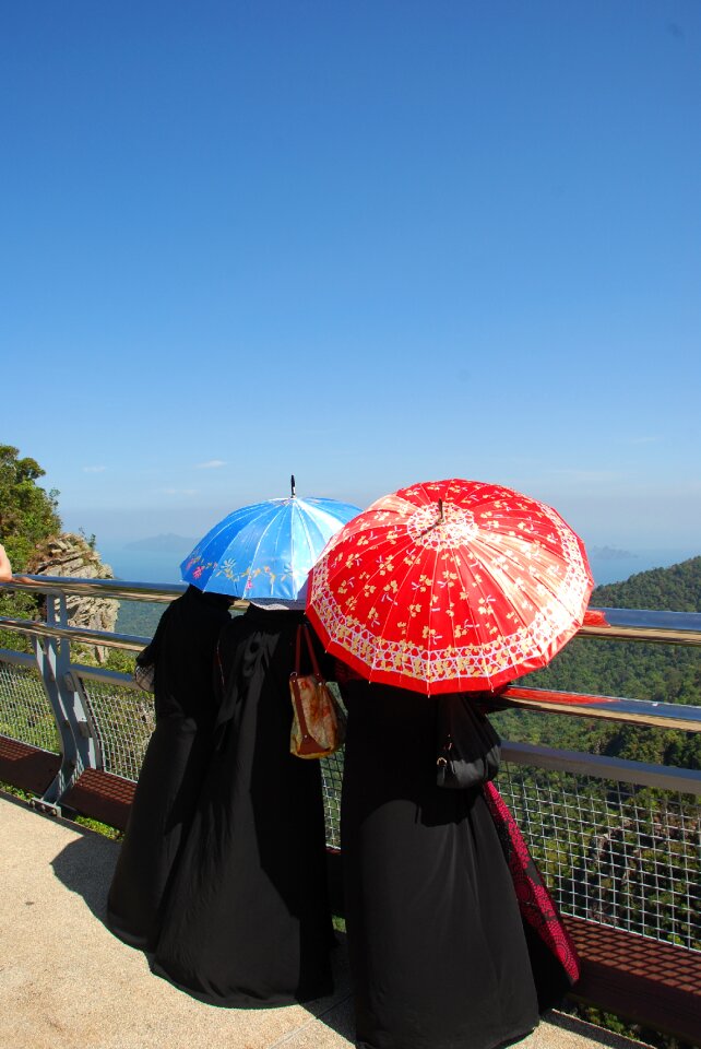 Malaysia colorful umbrellas