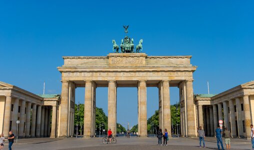 Brandenburg gate berlin historically