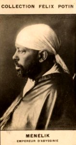 CFP Menelik, empéreur d'Abyssinie (1)