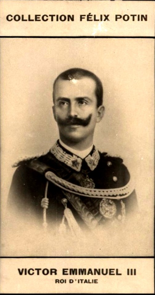 CFP Victor Emmanuel III, roi d'Italie