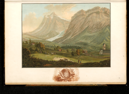 CH-NB - -Glacier superieur de la Vallée du Grindelwald dans le Canton de Berne- - Collection Gugelmann - GS-GUGE-218-37