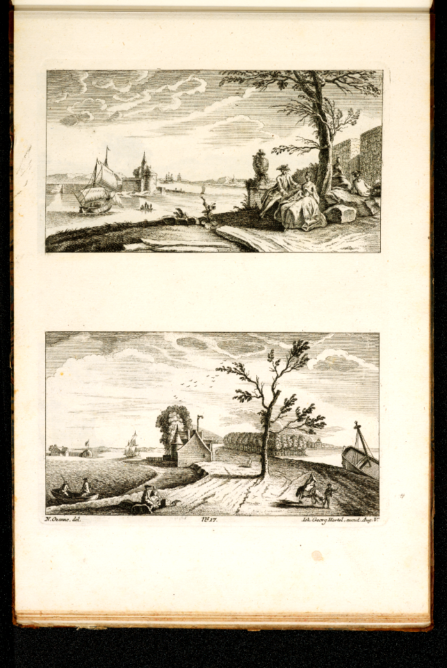 CH-NB - -2 marine Landschaften mit Schiffen- - Collection Gugelmann - GS-GUGE-2-k-113
