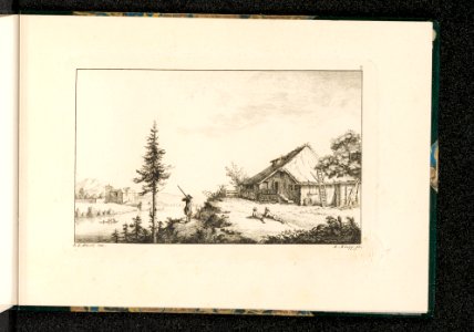 CH-NB - -Landschaft mit Bauernhaus- - Collection Gugelmann - GS-GUGE-4-17