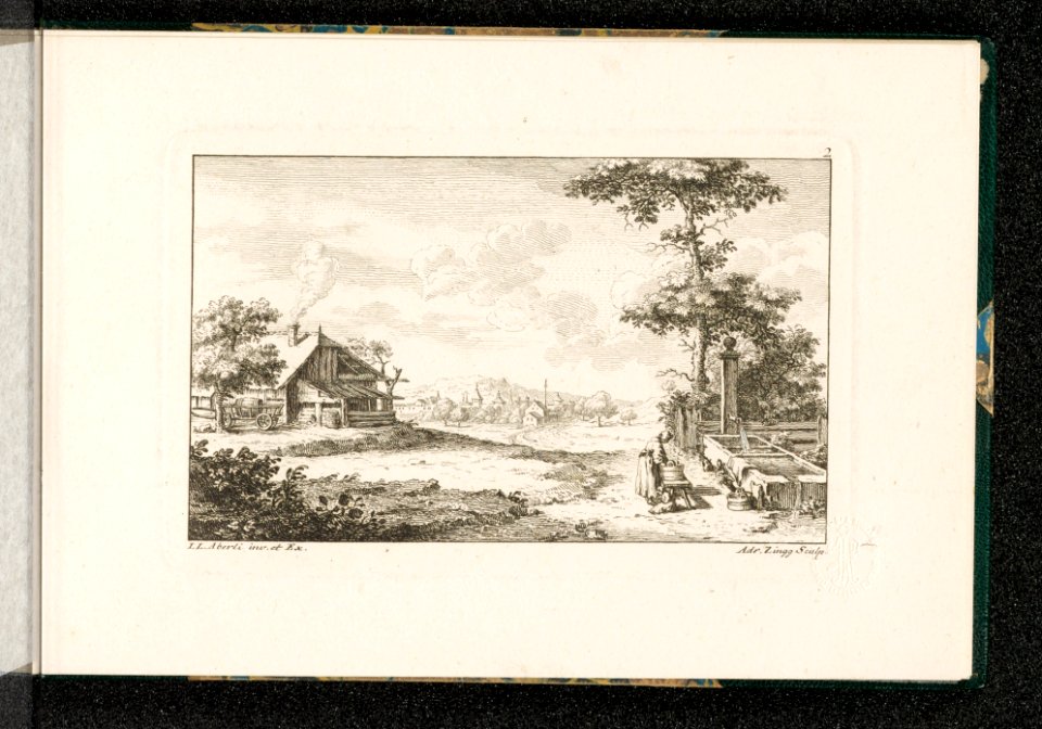 CH-NB - -Landschaft mit Bauernhaus- - Collection Gugelmann - GS-GUGE-4-7