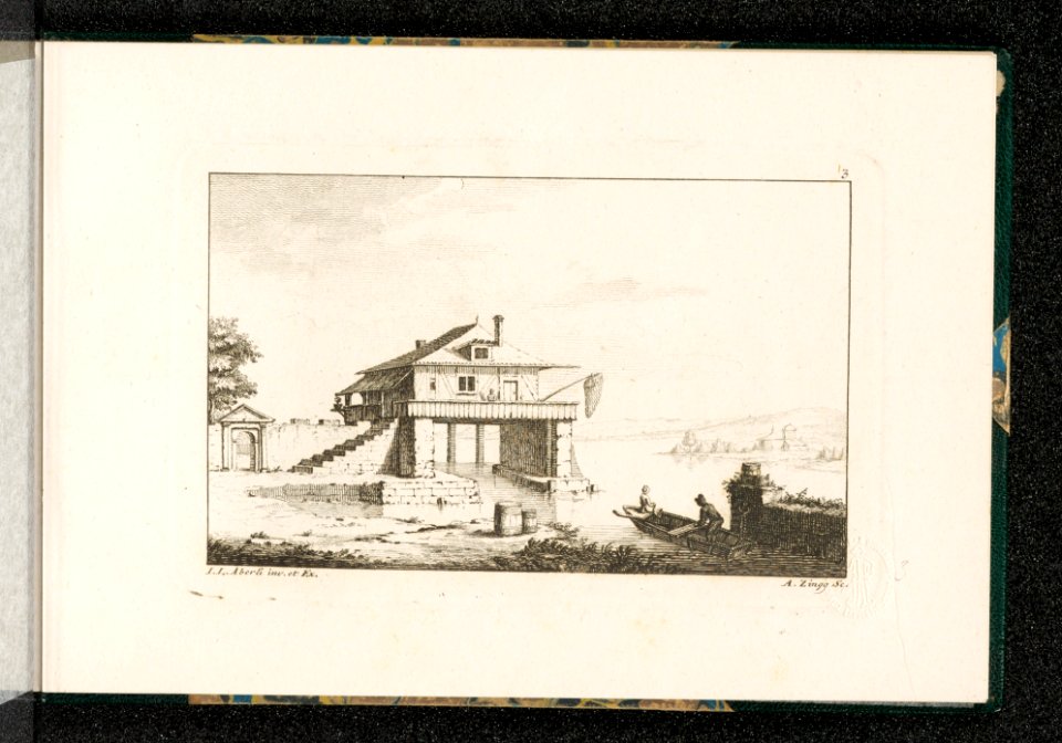 CH-NB - -Landschaft mit Bootshaus- - Collection Gugelmann - GS-GUGE-4-9