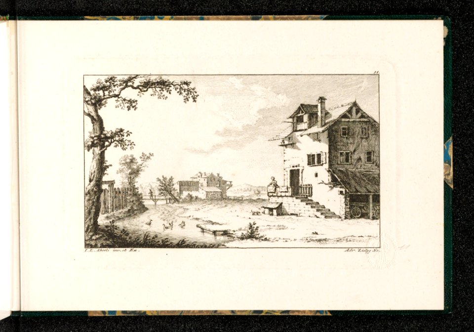 CH-NB - -Landschaft mit Bauernhaus- - Collection Gugelmann - GS-GUGE-4-25