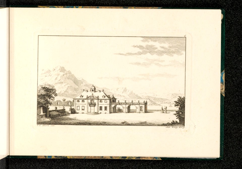 CH-NB - -Landschaft mit Gutshaus- - Collection Gugelmann - GS-GUGE-4-15