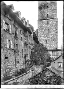 CH-NB - Aarau, Stadtmauer, vue partielle - Collection Max van Berchem - EAD-7059