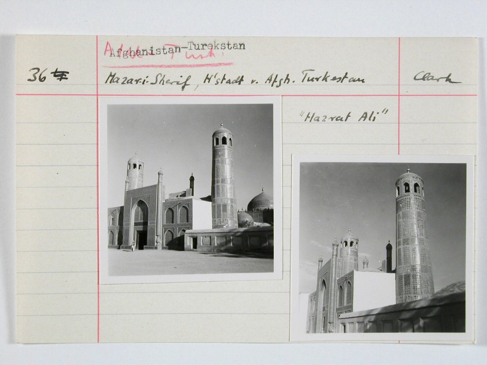 CH-NB - Afghanistan, Mazar-i-Sherif (Mazar-i Scharif, Masar-e Scharif)- Grabmal - Annemarie Schwarzenbach - SLA-Schwarzenbach-A-5-20-121