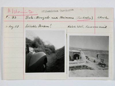 CH-NB - Afghanistan, nahe Bala Murgab (Bala Murghab, Morghab) - Kaleh Wali (Qal'eh-ye Vali)- Landschaft - Annemarie Schwarzenbach - SLA-Schwarzenbach-A-5-20-081