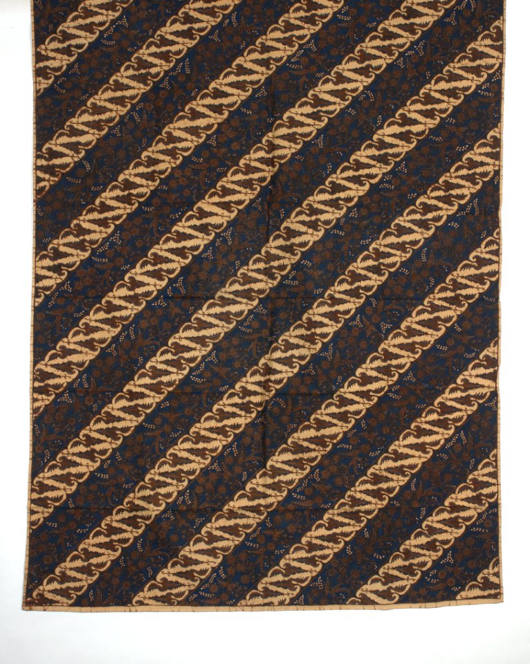 Collectie NMvWereldculturen, 7082-S-4393-29, Wikkelrok, 'Wikkelrok met parang patroon', Batikatelier van Lawick van Pabst, 1875-1900