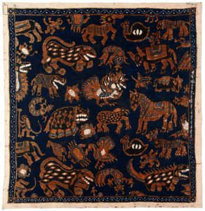 Collectie NMvWereldculturen, RV-847-100, Batikpatroon, 'Alas-alasan', voor 1891