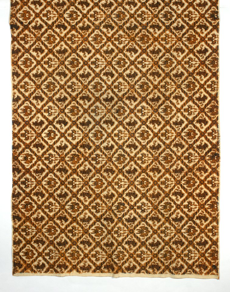 Collectie NMvWereldculturen, 7082-S-4393-2, Wikkelrok, 'Wikkelrok', Batikatelier van Lawick van Pabst, 1875-1900