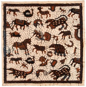 Collectie NMvWereldculturen, RV-847-101, Batikpatroon, 'Alas-alasan', voor 1891