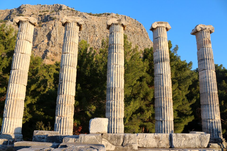 Priene archeology temple