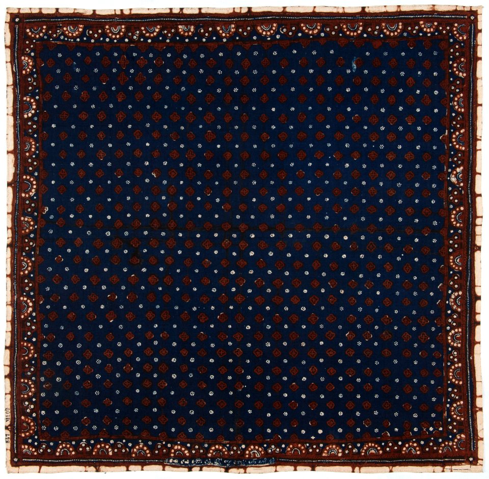 Collectie NMvWereldculturen, RV-847-109, Batikpatroon, 'Kembang jeruk', voor 1891